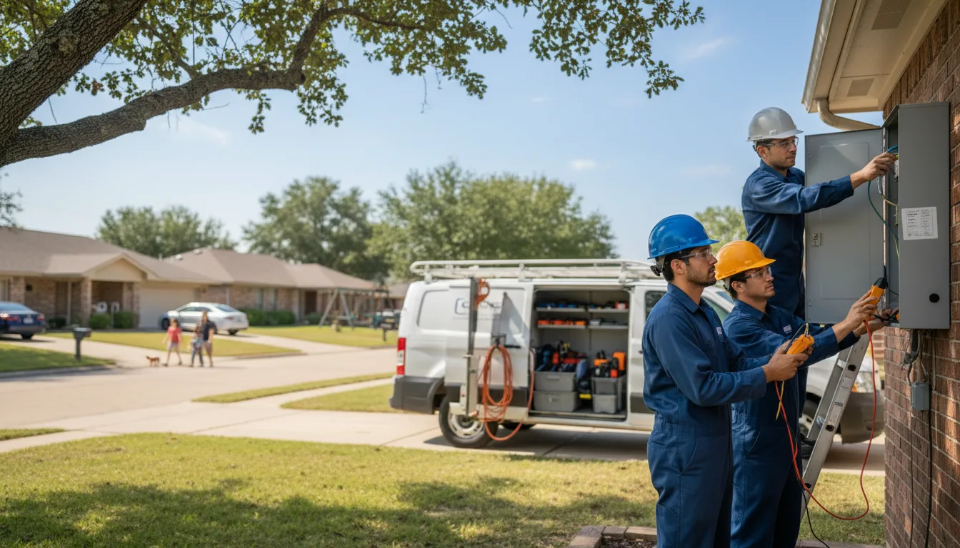 Certified electrician providing emergency electrical services in South Bloomingville, OH